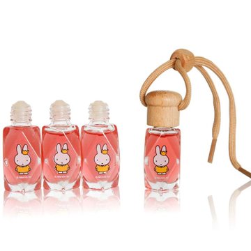 米菲（Miffy）XF-01天然植物精油汽车挂式香水（4瓶装/思念款）