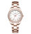 宝柏士（BLWRX）超薄夜光BL126300钢壳钢带女款手表(全金条钉贝面)第2张高清大图
