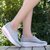 2017年春夏新款摇摇鞋透气女鞋休闲运动松糕鞋坡跟单鞋网布鞋(黑色 110cm(35))第2张高清大图