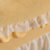 冬季牛奶绒四件套公主风花边加绒加厚双边珊瑚绒床裙被套床上用品(嫩黄)第9张高清大图