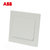 ABB开关插座面板套装永致系列白色五孔插座86型二三极墙壁电源插座开关面板套餐合集(一位双控)第3张高清大图