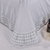 赫维家纺 韩版舒肤绒四件套韩国公主蝴蝶结床上用品双人床单被套(爱情条码-灰)第4张高清大图