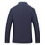 商场款 新款男款纯色立领夹克 简约时尚休闲外套(藏青色 M)第3张高清大图