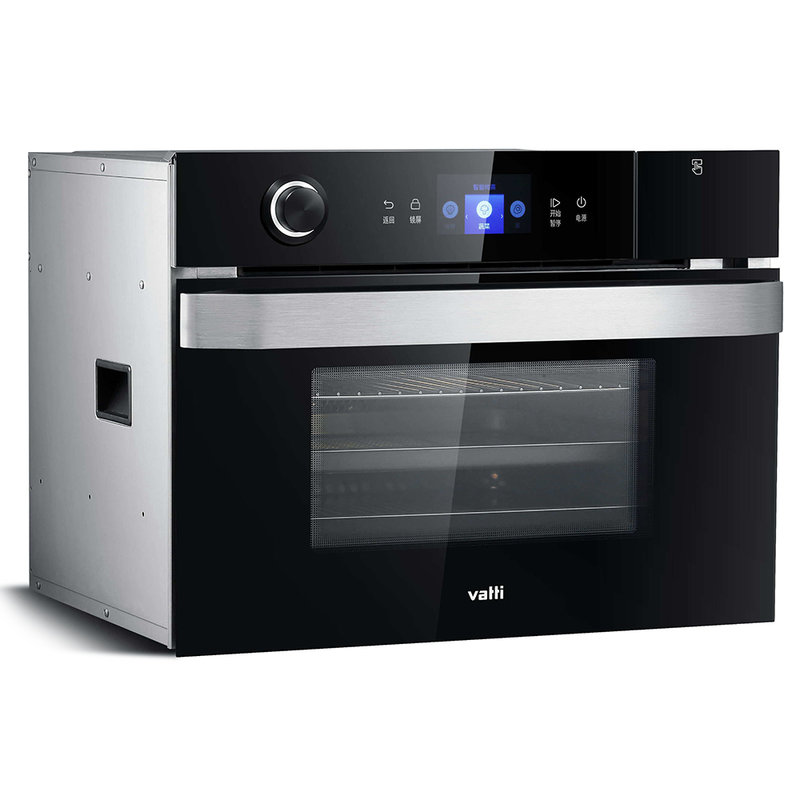 华帝vatti蒸烤一体机jzkd50zk2a黑玻璃童锁