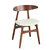 <定制家具>北欧田园橡木餐椅简约休闲咖啡厅椅子(原木色)第4张高清大图