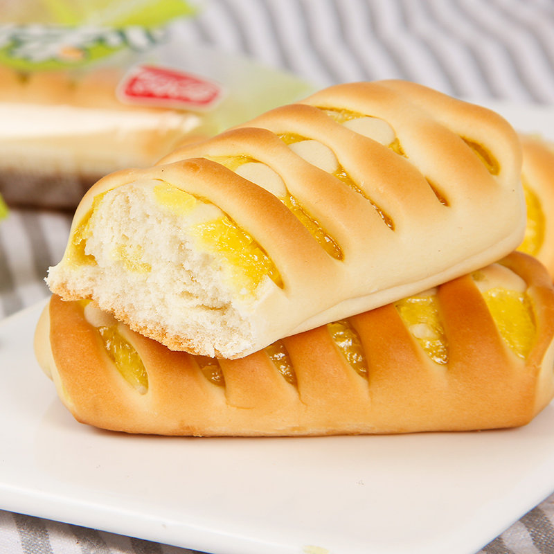 盼盼小卷包300g袋装休闲办公室零糕点早餐夹心面包自定义草莓味