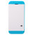 倍思 Apple Iphone5/5S格调皮套（青色+白色）（智能吸附）第3张高清大图