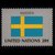 东吴收藏 联合国国旗 邮票 成员国国旗 之七(1983-4（4-4）	瑞典)第5张高清大图