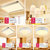 客厅现代时尚水晶led吸顶长方形卧室温馨餐厅组合套餐套装灯具饰9801(北欧款标配（4室2厅）8)第4张高清大图