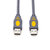 JH晶华USB公对公连接线usb延长线电脑u盘鼠标移动硬盘无线网卡连接数据线加长数据对拷线1.2米(灰色 1米)第3张高清大图