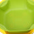 西派珂双层创意水果盘零食糖果干果盒欧式时尚水果盆套装组合果盆(绿黄套装)第5张高清大图
