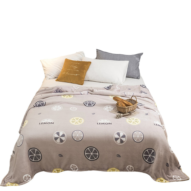 圣馨奴毯子休闲毯盖毯颜色随机70x100cm