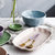 北欧异形紫色餐具碗家用陶瓷餐具单个饭碗菜盘餐盘深盘小碟子盘子(丁香紫-荷叶款6.7英寸方盘 默认版本)第3张高清大图